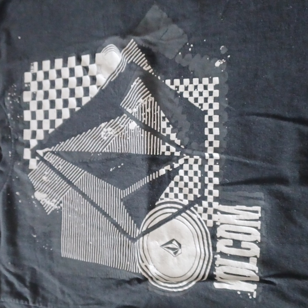Volcom black graphic men t-shirt size L - Picture 3 of 6